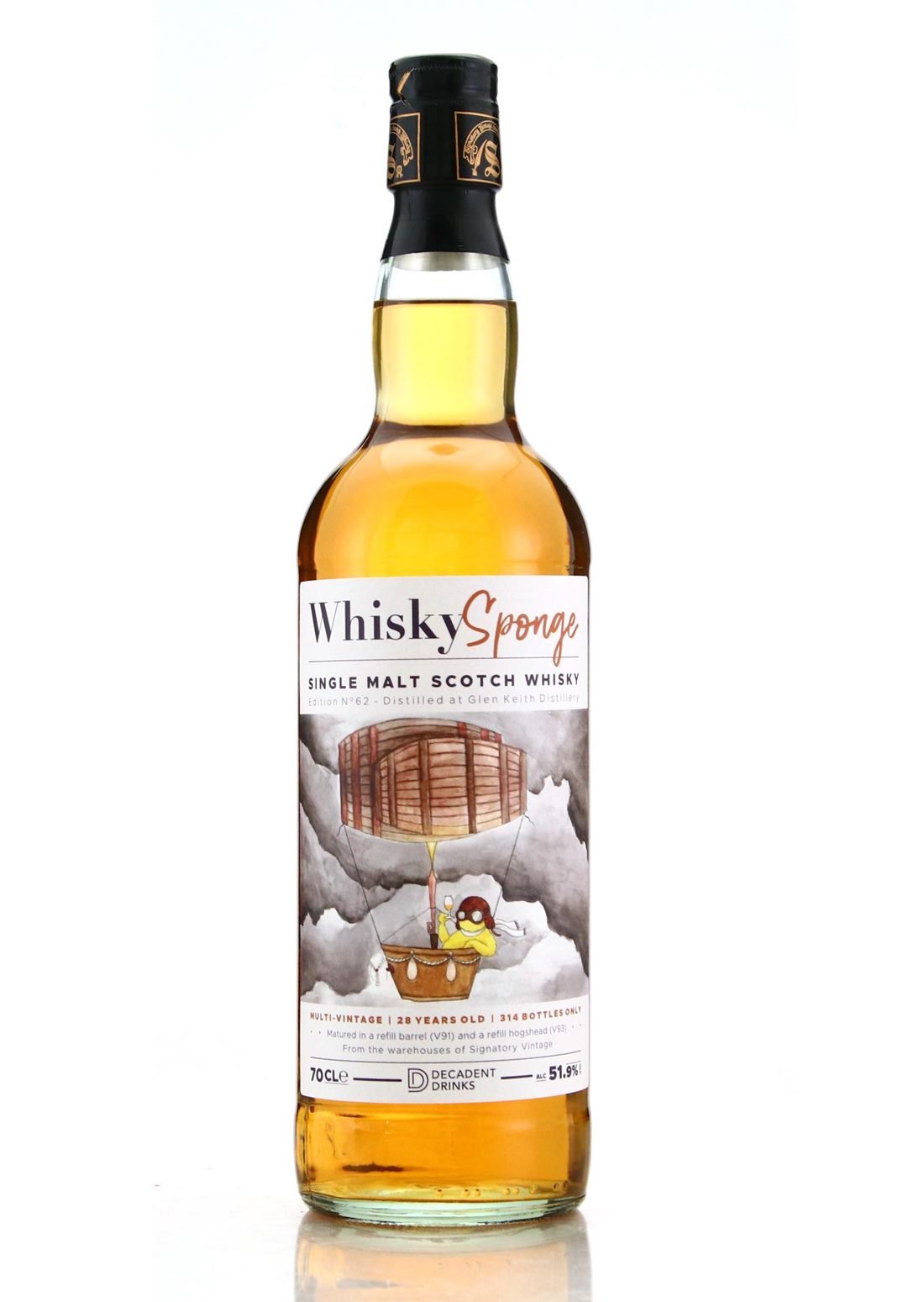 Glen Keith 1993 Whisky Sponge Edition No.62 — Dramface Glen Keith 1993 Whisky Sponge Edition No.62 — Dramface